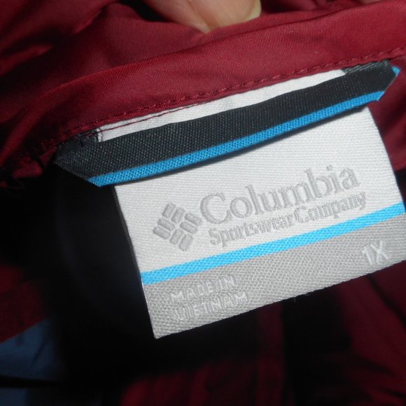 NEW Blue men's COLUMBIA XL down coat - Picture 9 of 12
